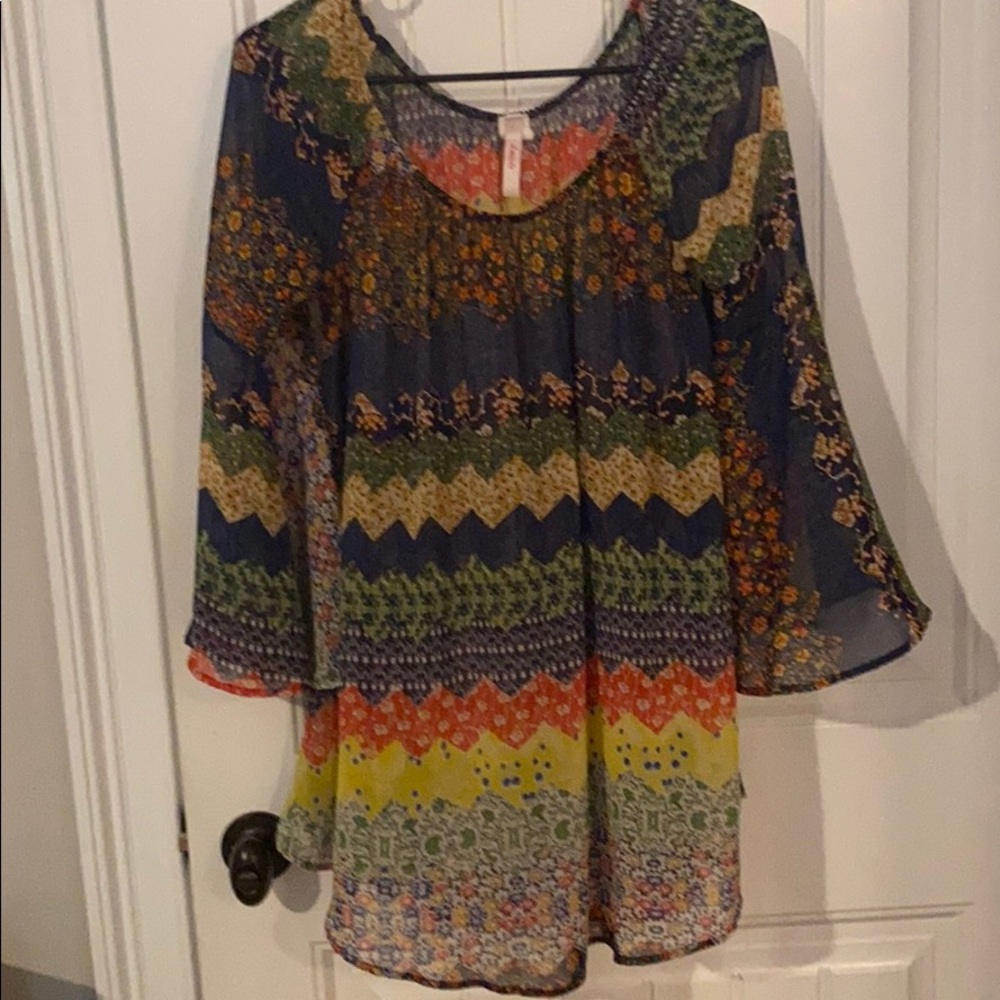 Sheer tunic
